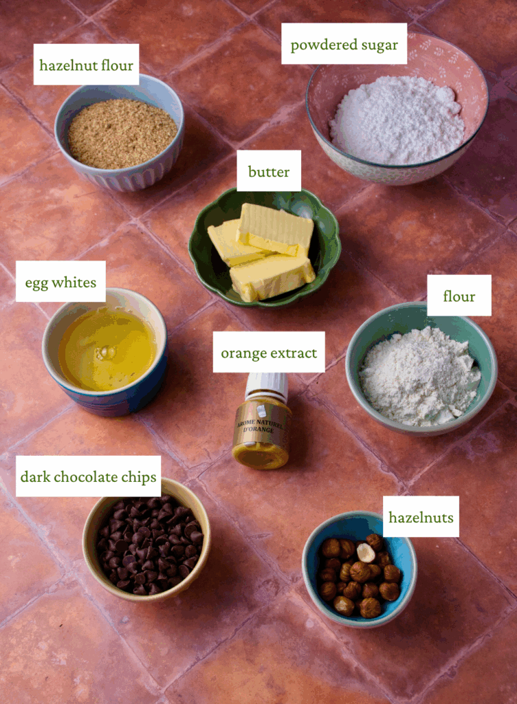 Hazelnut Brown Butter Cake (Inspired by French Financiers) ingredients
