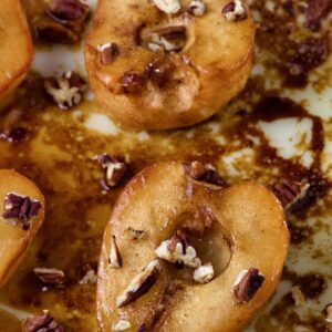baked spiced pears